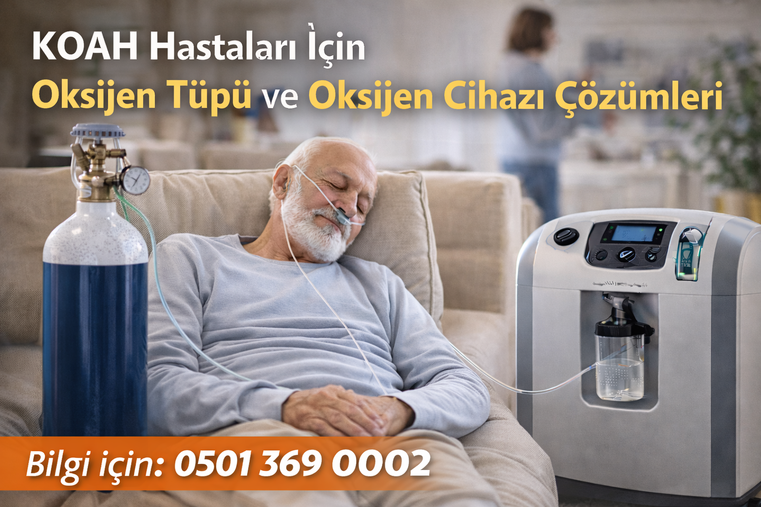 Başakşehir’de KOAH Hastaları İçin Oksijen Tüpü Dolumu ve Satışı (Eve Teslim Hizmet)